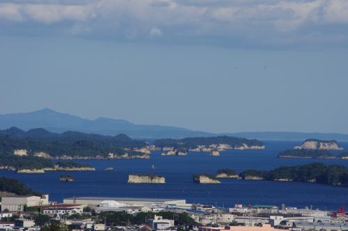 塩竈から浦戸を望む