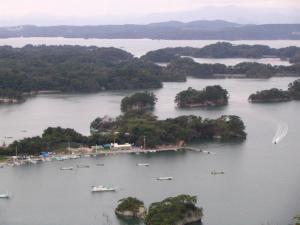 大高森から浦戸を望む