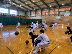 利府高校からの技術指導①